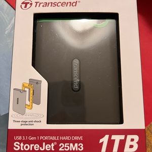 storejet, portable hard drive 25 M3  jet, portable hard drive 25M3 1TB new